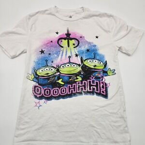 Disney Pixar Toy Story Alien OOOOHHH Graphic T Shirt White XS